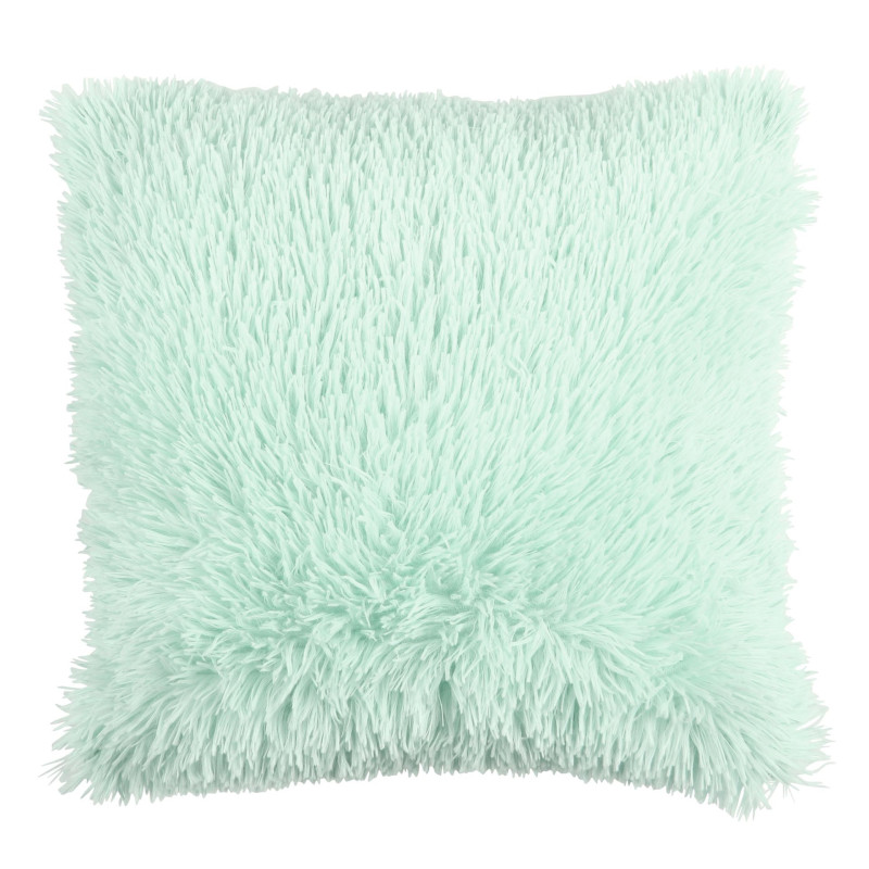 Poduszka SHAGGY rozm45x45 cm, kol. miętowy