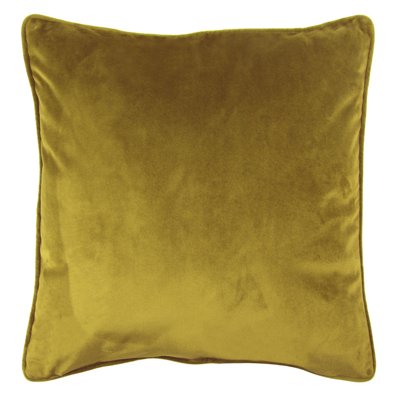 Poduszka VELVET 45x45 cm, kol. musztardowy