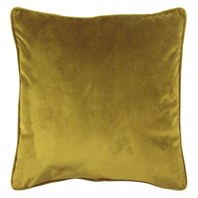 Poduszka VELVET 45x45 cm, kol. musztardowy