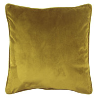 Poduszka VELVET 45x45 cm, kol. musztardowy