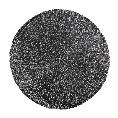 Podkładka BOLIDE,śr.38cm, kol. czarny