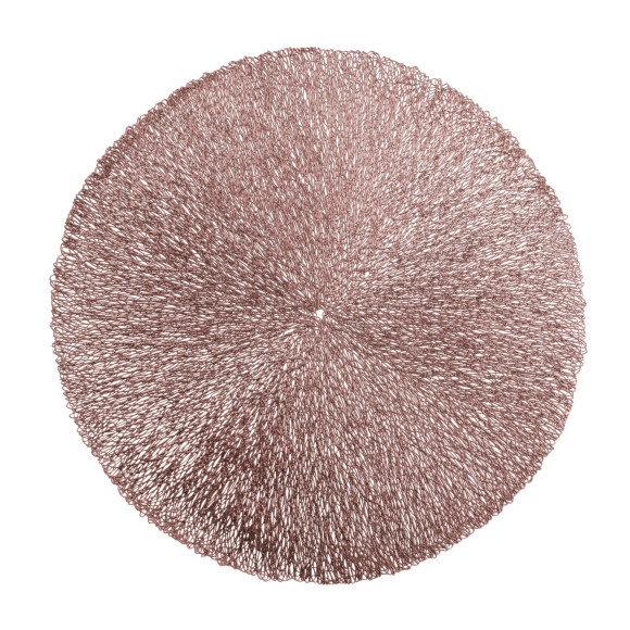 Podkładka BOLIDE,śr.38cm, kol. miedziany