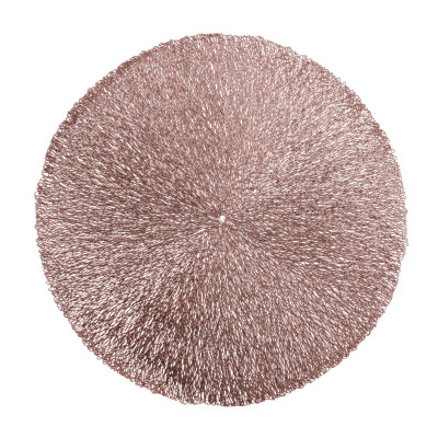 Podkładka BOLIDE,śr.38cm, kol. miedziany