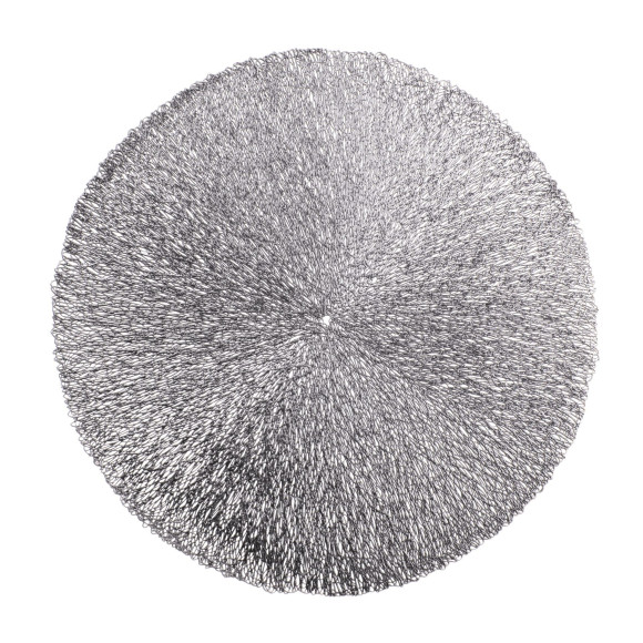 Podkładka BOLIDE,śr.38cm, kol. srebrny