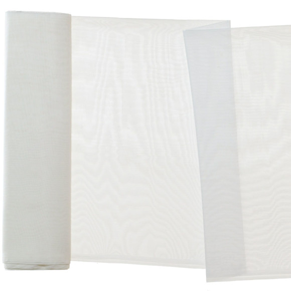 Woal barwiony gładki,szer.150cm,kol.biały