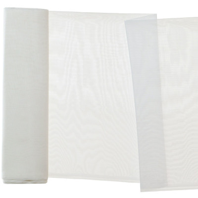 Woal barwiony gładki,szer.150cm,kol.biały