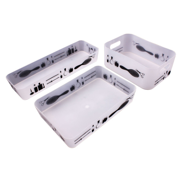 Organizer MAKEUP, rozm. 25,2x16,6x5cm, kol. czarny