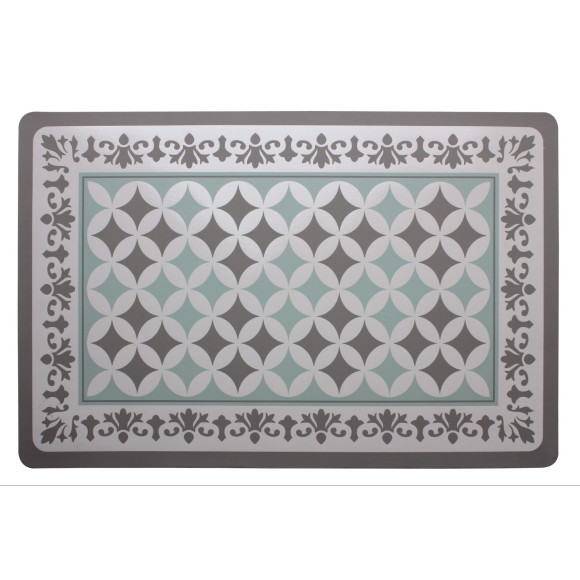 Podkładka PRACAS, 43,5x28,5 cm, kol. szaro-miętowy