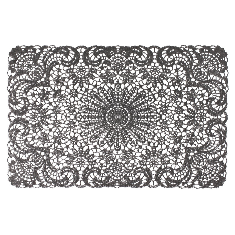Podkładka LACE, 45x30 cm, kol. SZARY