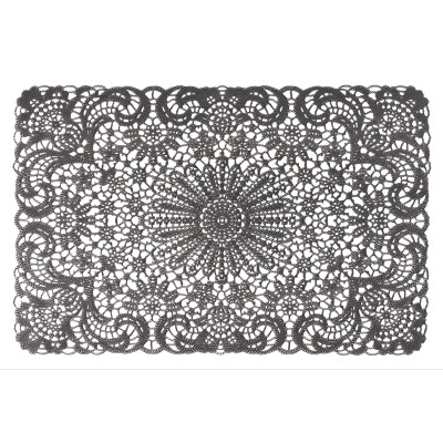 Podkładka LACE, 45x30 cm, kol. SZARY