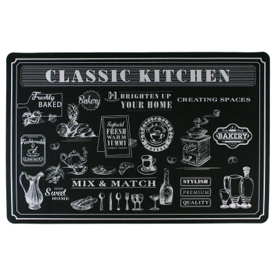 Podkładka CHEF, 43,5x28,5 cm, kol. czarny