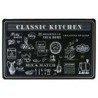 Podkładka CHEF, 43,5x28,5 cm, kol. czarny