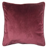 Poszewka VELVET 45x45 cm, kol. rubinowy