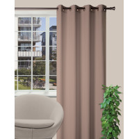 Zasł. z kółkami OXFORD 140/260 cm kolor taupe