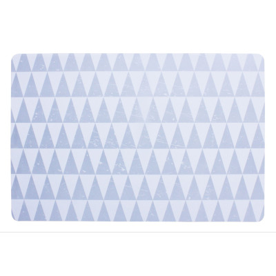 Podkładka PYRAMIDS, 43,5x28,5 cm, kol. srebrny