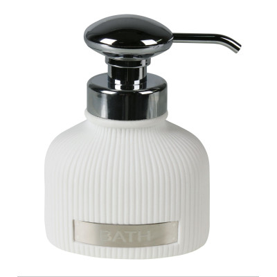 Dozownik ROMANTICO 10,5x6,5x15 cm, kol. biały