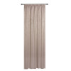 Zasłona z taśmą YORK 140x260 cm, kol. cappuccino