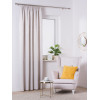 Zasłona z taśmą YORK 140x260 cm, kol. jasnoszary
