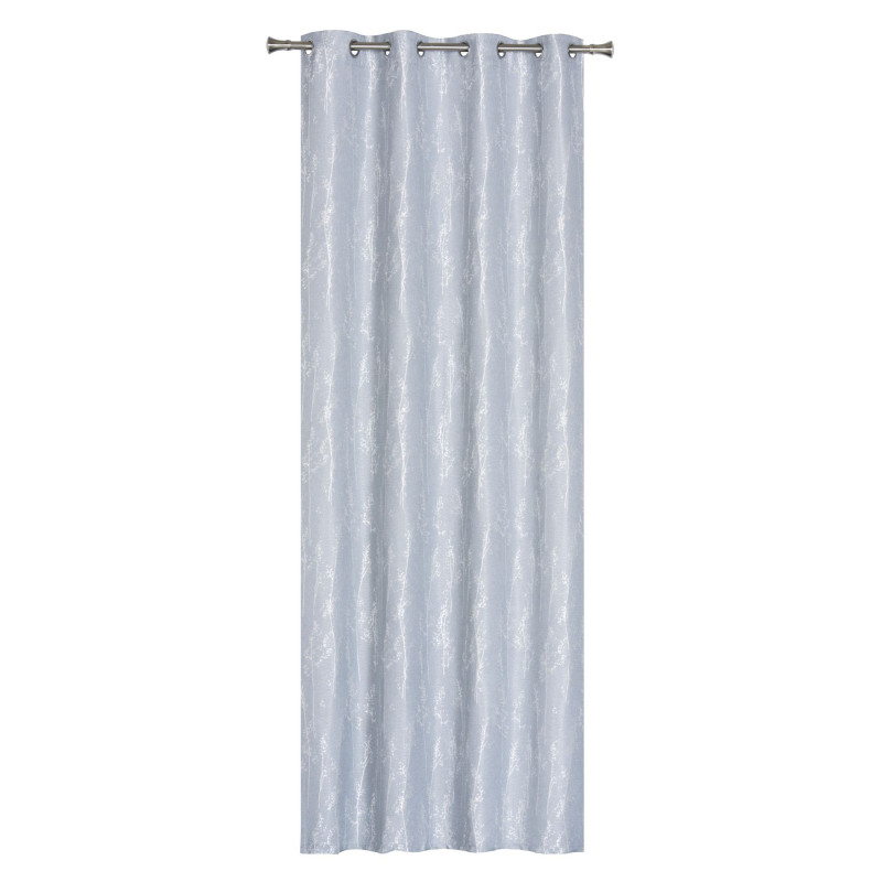 Zasłona GLADE z kółkami 140x260 cm kol. szary