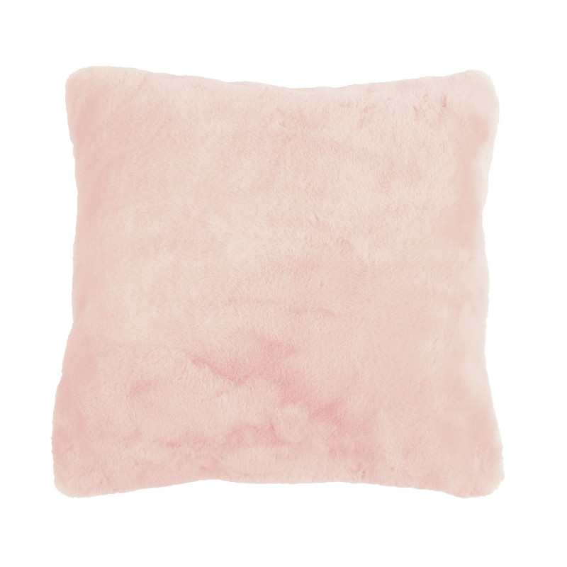Poszewka FURRY 45x45 cm, kol. pudrowy róż