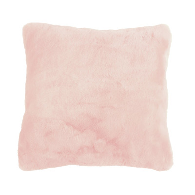 Poszewka FURRY 45x45 cm, kol. pudrowy róż