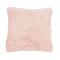 Poszewka FURRY 45x45 cm, kol. pudrowy róż