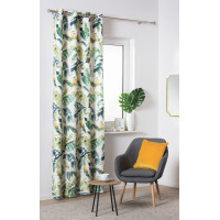 Zasłona z kółkami BRAZIL 140x260 cm, kol. zielony