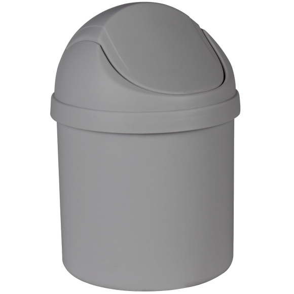Kosz na śmieci ARTU, 1,25L 13x20cm, kol.antracyt