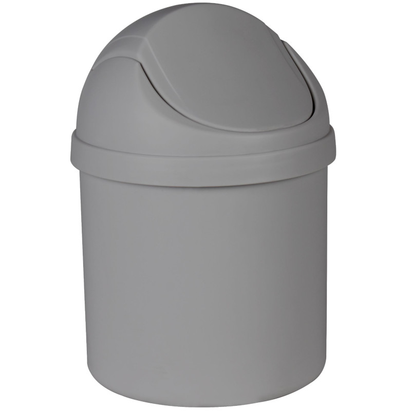 Kosz na śmieci ARTU, 1,25L 13x20cm, kol.antracyt