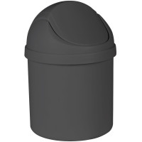 Kosz na śmieci ARTU, 1,25L 13x20cm, kol.czarny