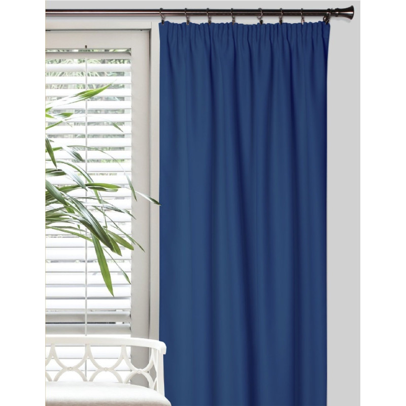 Zasł z taśmą BLACKOUT 160/260 cm kol. granatowy