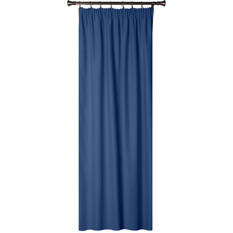 Zasł z taśmą BLACKOUT 160/260 cm kol. granatowy