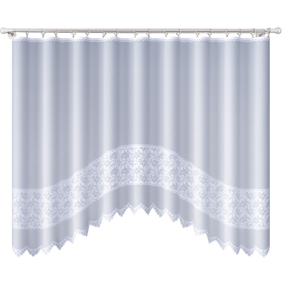 Firana żakardowa VERONIKA, 300/150 cm, kol. biały