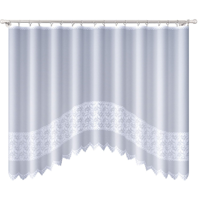 Firana żakardowa VERONIKA, 300/150 cm, kol. biały