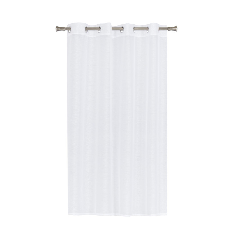 Firana z kółkami SOFIA 140x160 cm, kol. biały