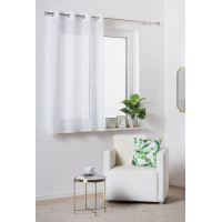 Firana z kółkami SOFIA 140x160 cm, kol. biały