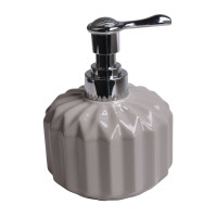 Dozownik HARMONY, 10x10x13,5 cm, kol. szary