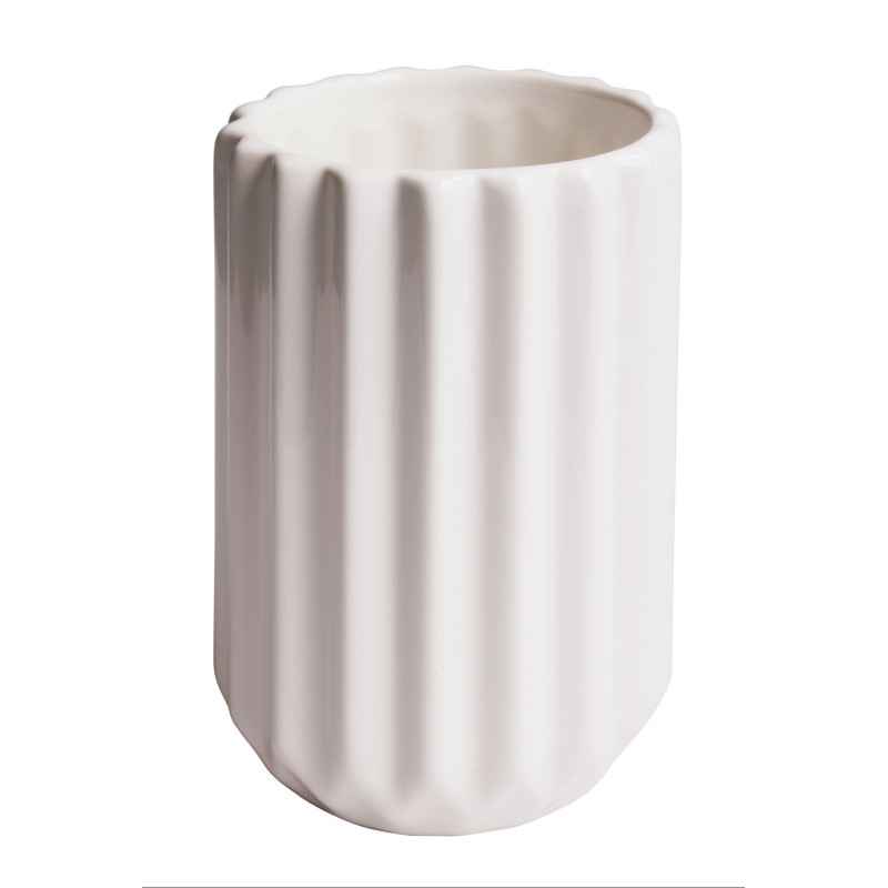 Kubek HARMONY, 7,5x7,5x11cm, kol. kremowy