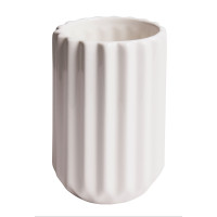 Kubek HARMONY, 7,5x7,5x11cm, kol. kremowy