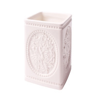 Kubek KAMEA, 6,5x6,5x11 cm, kol. biały