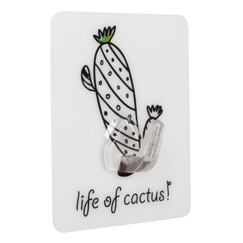 Wieszak pojedynczy SUKULENT,5 szt,7x8cm, 4-5x4cm