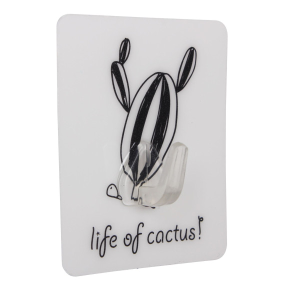 Wieszak pojedynczy SUKULENT,5 szt,7x8cm, 4-5x4cm