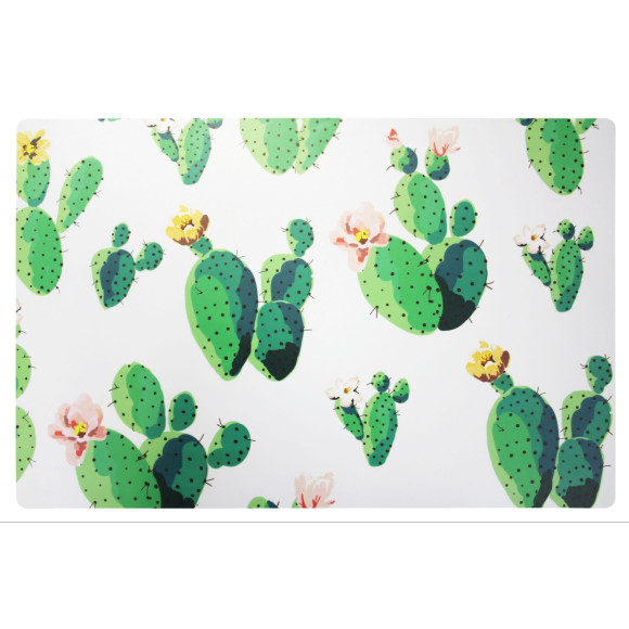 Podkładka MAMILARIA, 43,5x28,2 cm, kol.biało-zielo