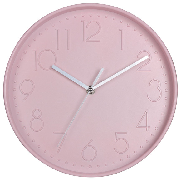 zegar ścienny BLUSH, średn.25X4,5cm, kol.RÓŻOWY-MC