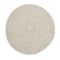 podkładka VIENNA, śr. 36,5 cm, kol. kremowo-złoty