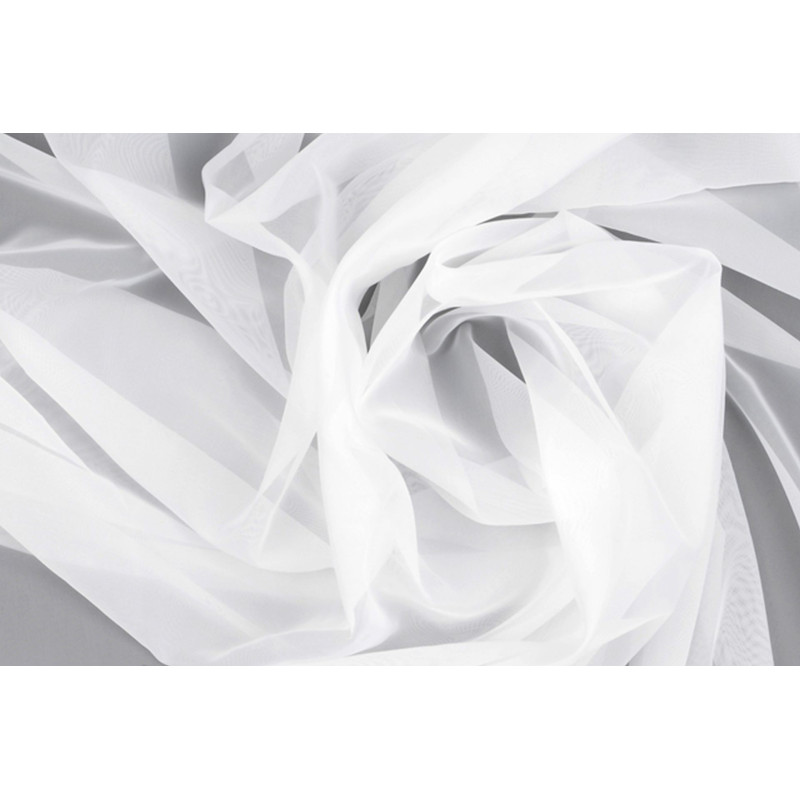 Firanka z taśmą CELINA 290/160 cm kol biały