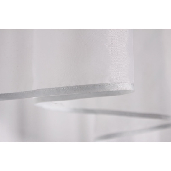 Firanka z taśmą CELINA 290/160 cm kol biały