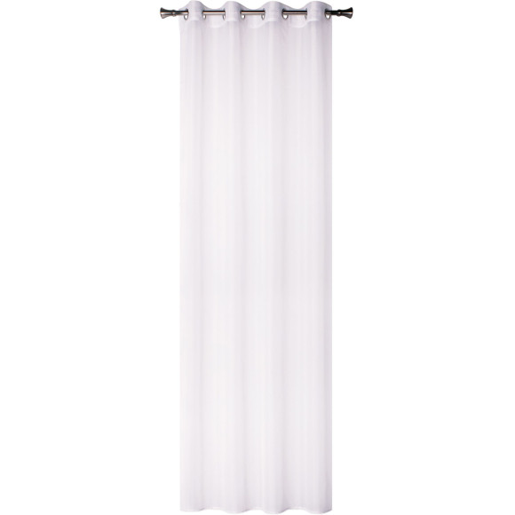Firana z kółkami DIANA 140x260 cm, kol. biały