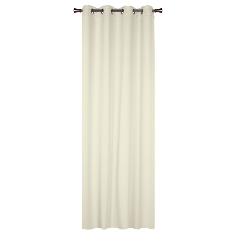 Zasł z kółkami BLACKOUT 140x250cm kol. jasny beż 2