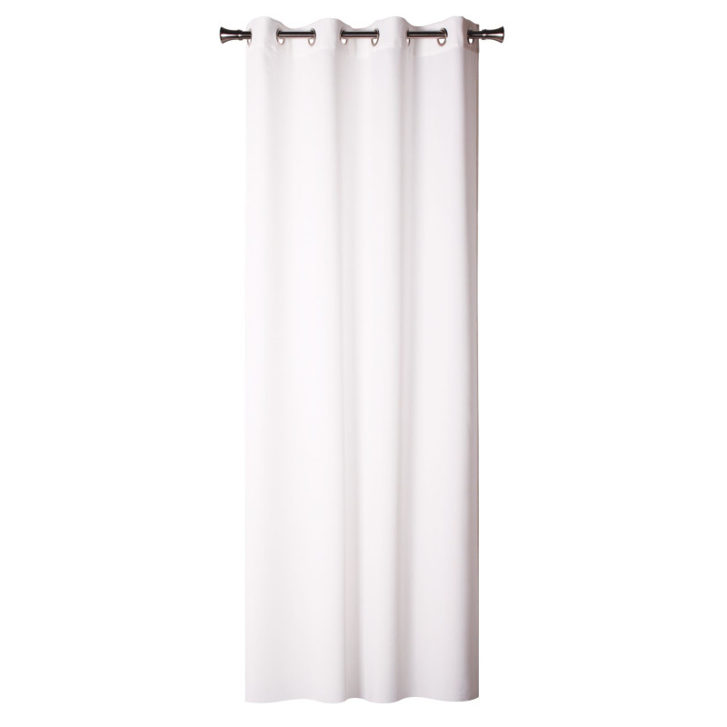 Zasł. z kółkami BLACKOUT 140x260, kol. biały